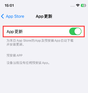 忻州苹果15维修中心如何让iPhone15APP自动更新